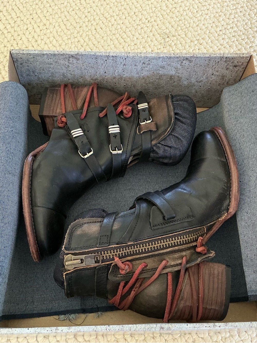 Freebird by Steven - Crue Black Multi Boots